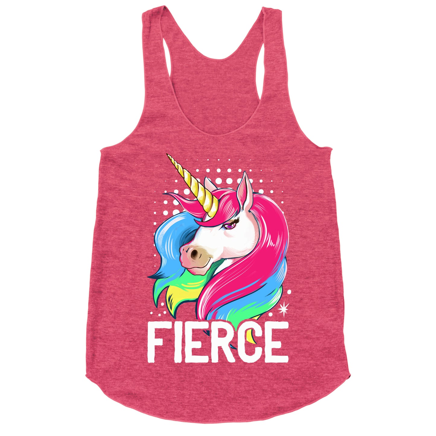 Fierce Unicorn Racerback Tank