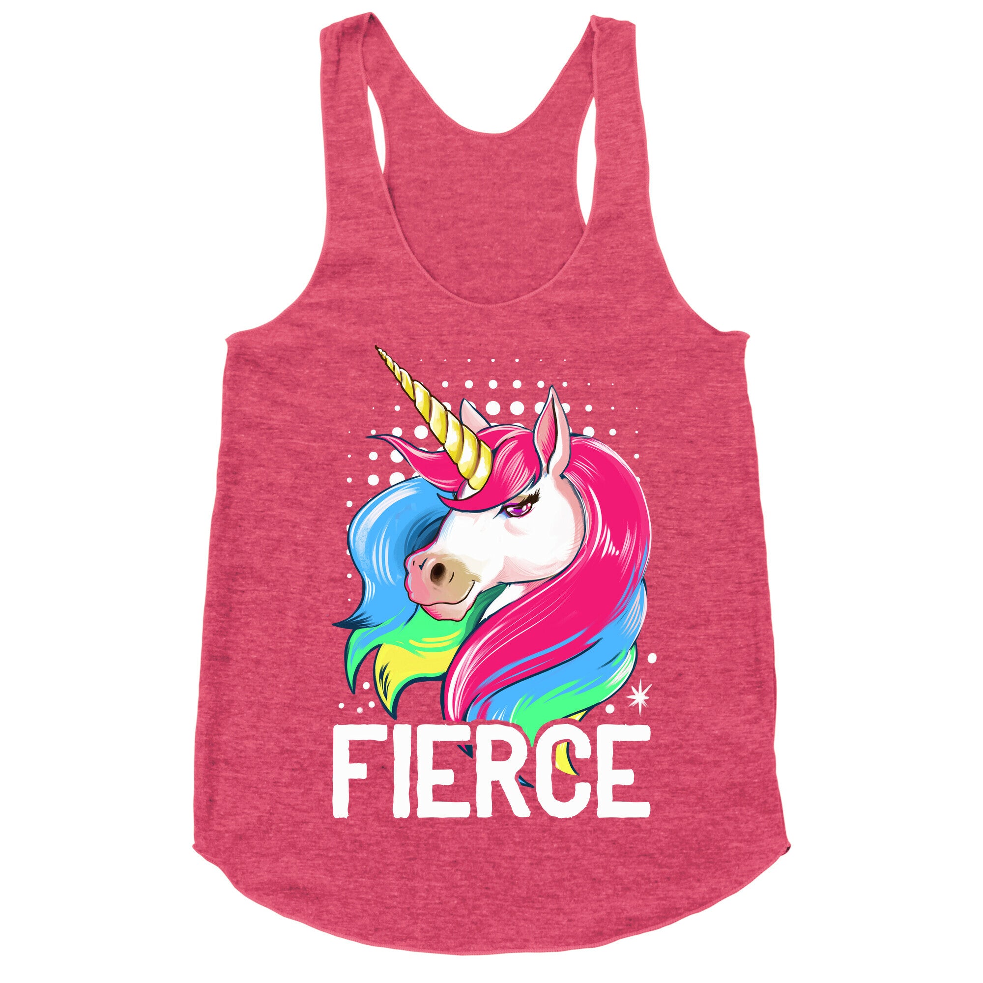 Fierce Unicorn Racerback Tank
