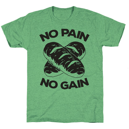 No Pain No Gain Unisex Triblend Tee
