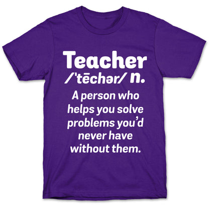 Teacher Definition T-Shirt