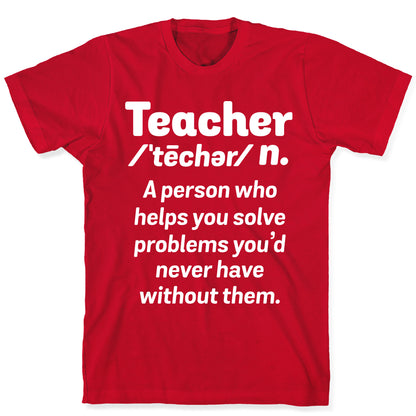 Teacher Definition T-Shirt