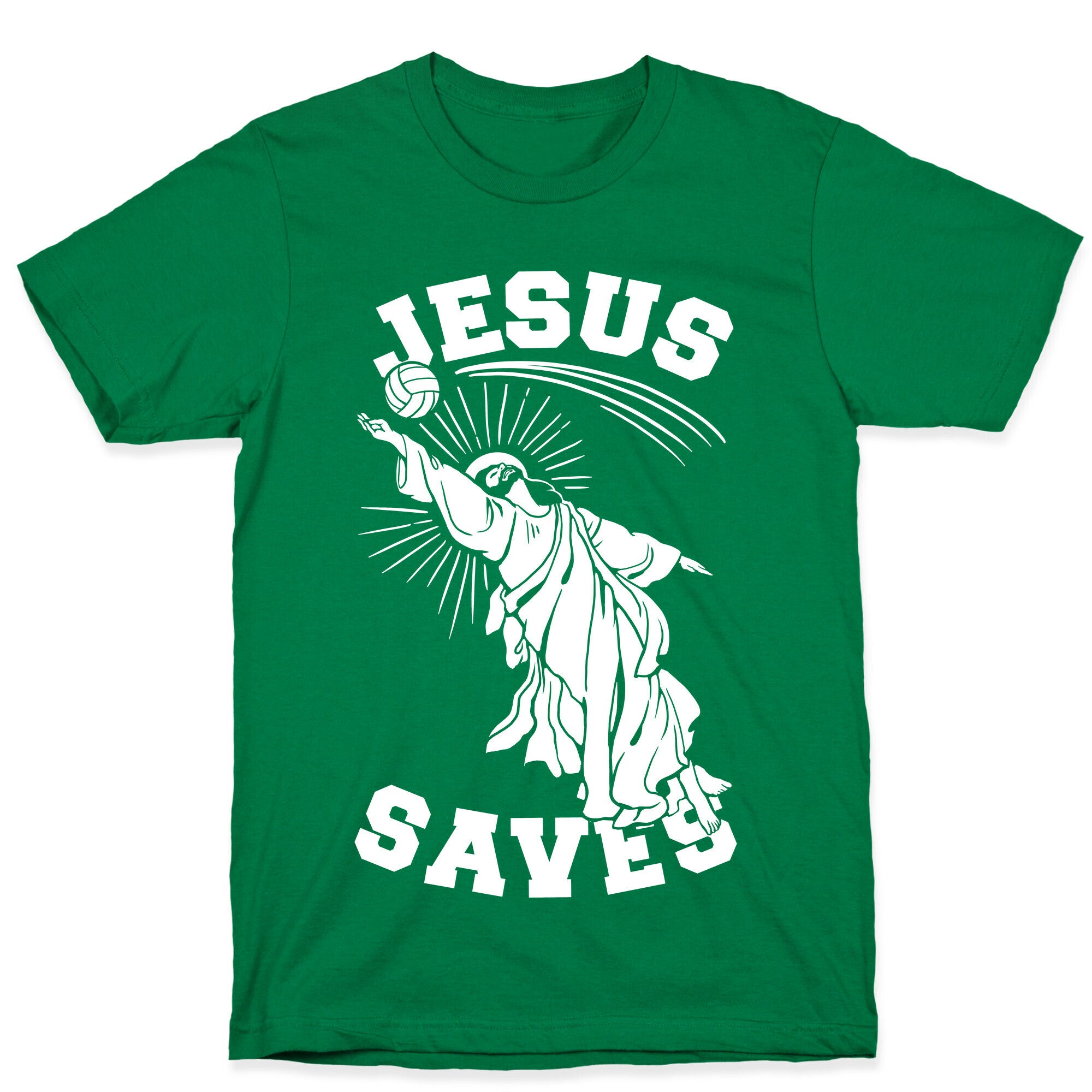Jesus Saves (Volleyball) T-Shirt