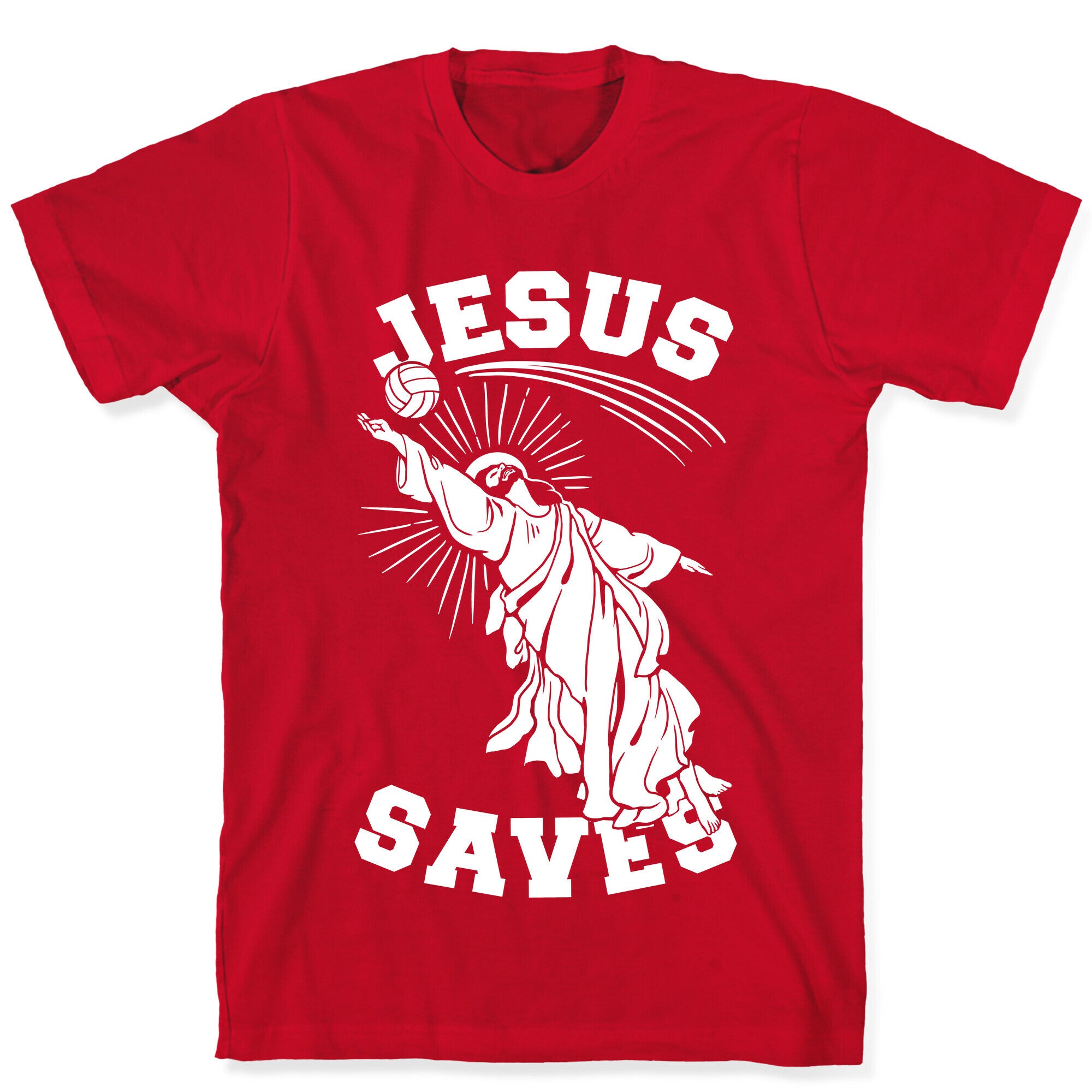 Jesus Saves (Volleyball) T-Shirt