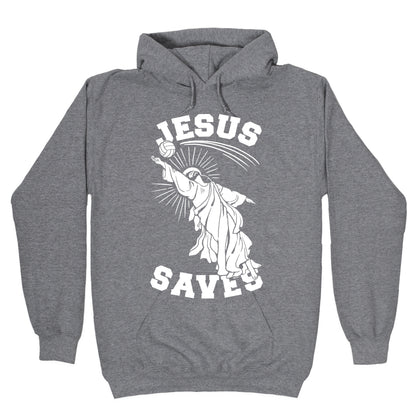 Jesus Saves (Volleyball) Hoodie