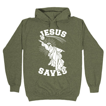 Jesus Saves (Volleyball) Hoodie