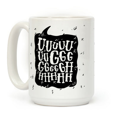Ugh Speech Bubble Coffee Mug