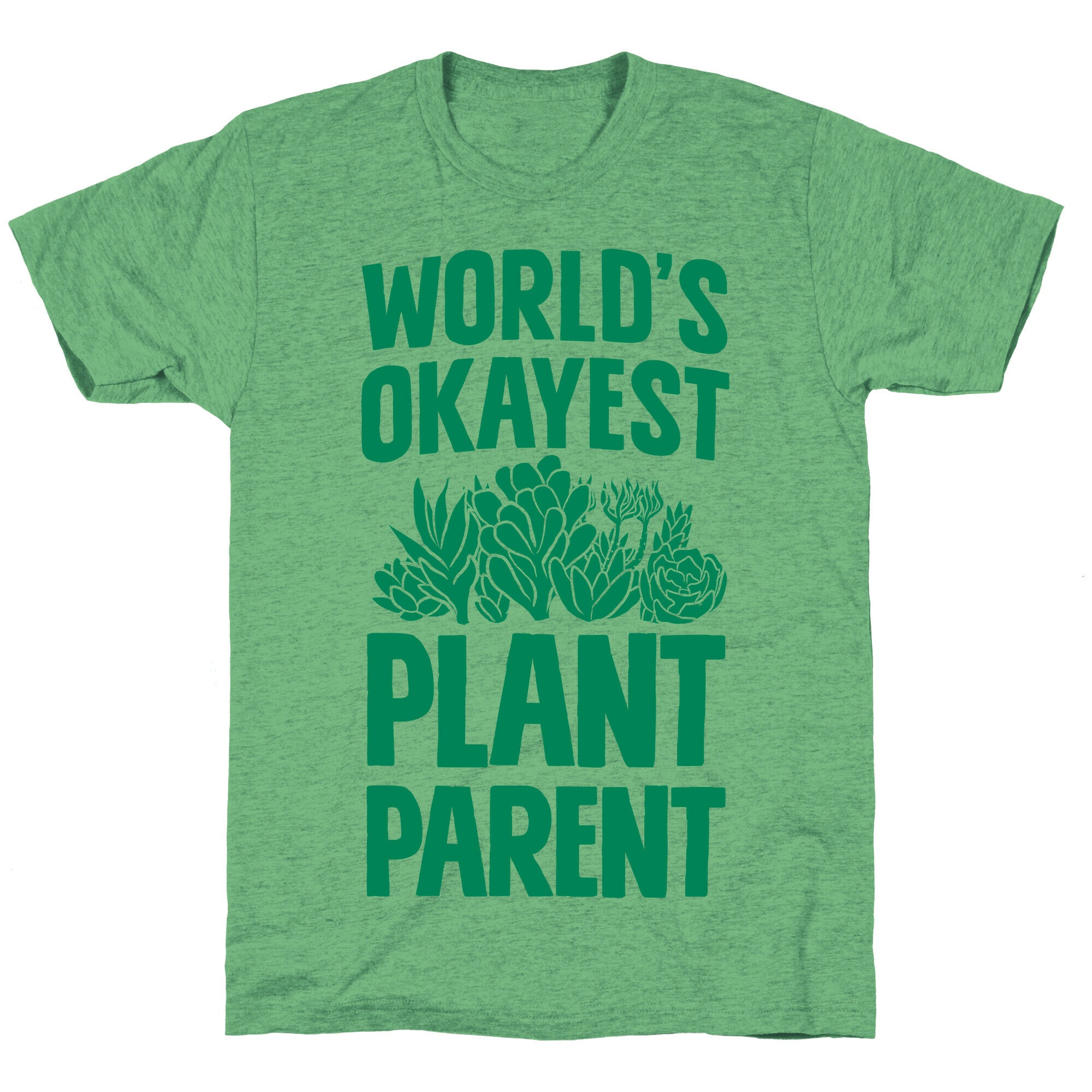Worlds Okayest Plant Parent Unisex Triblend Tee