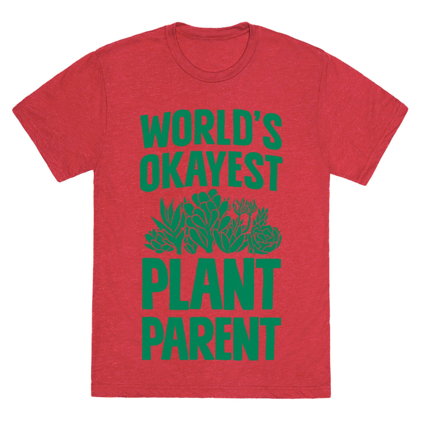 Worlds Okayest Plant Parent Unisex Triblend Tee