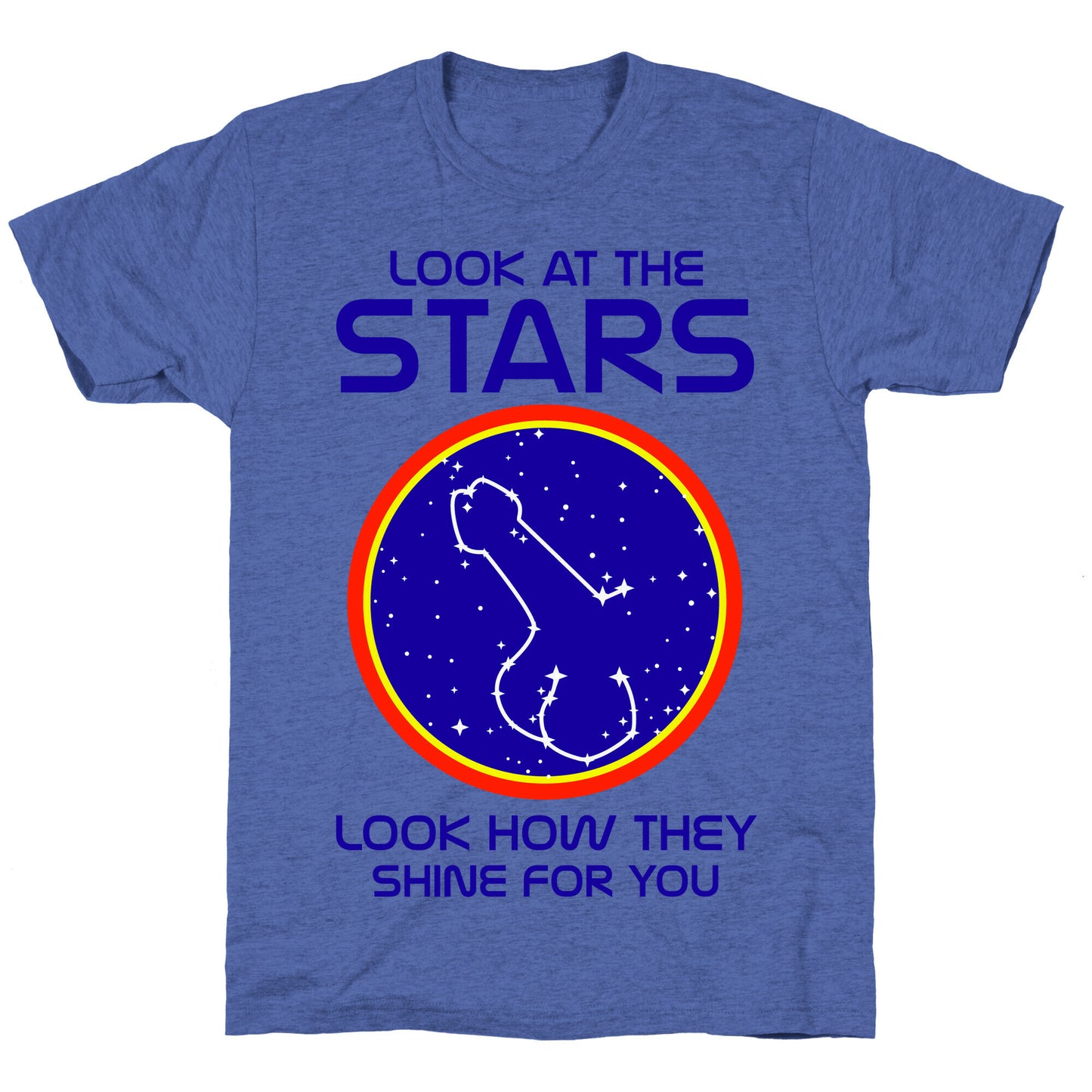 Penis Constellation Unisex Triblend Tee
