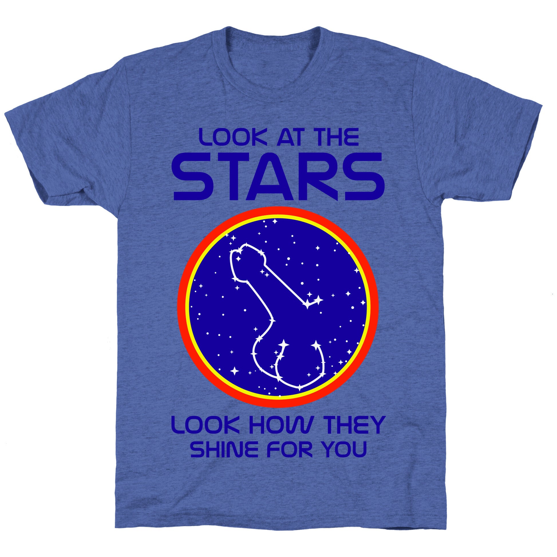 Penis Constellation Unisex Triblend Tee