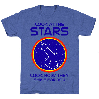 Penis Constellation Unisex Triblend Tee