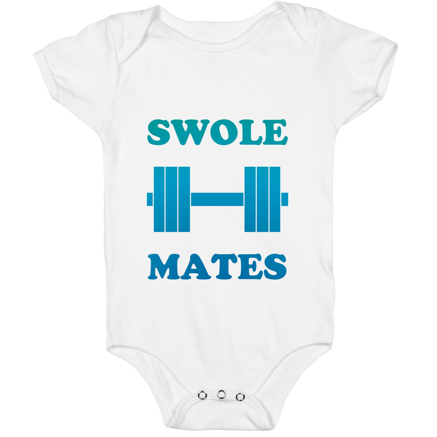 Swole Mates (his) Baby One Piece