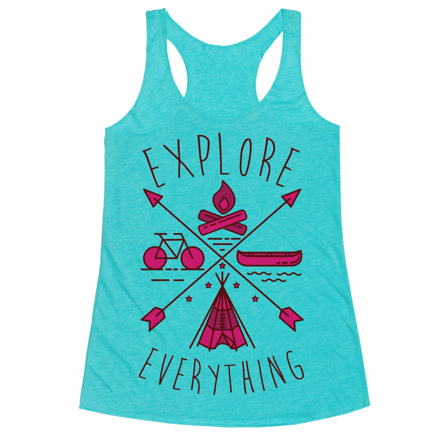 Explore Everything Racerback Tank