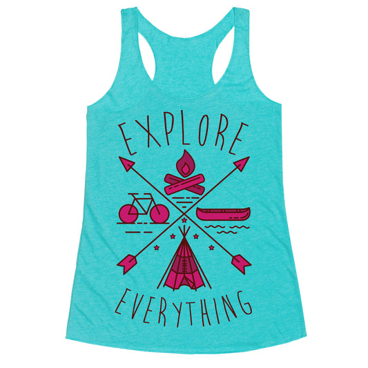 Explore Everything Racerback Tank