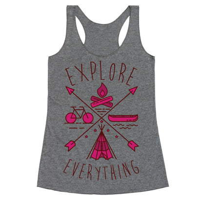 Explore Everything Racerback Tank