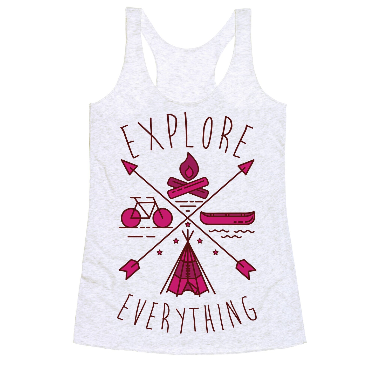 Explore Everything Racerback Tank