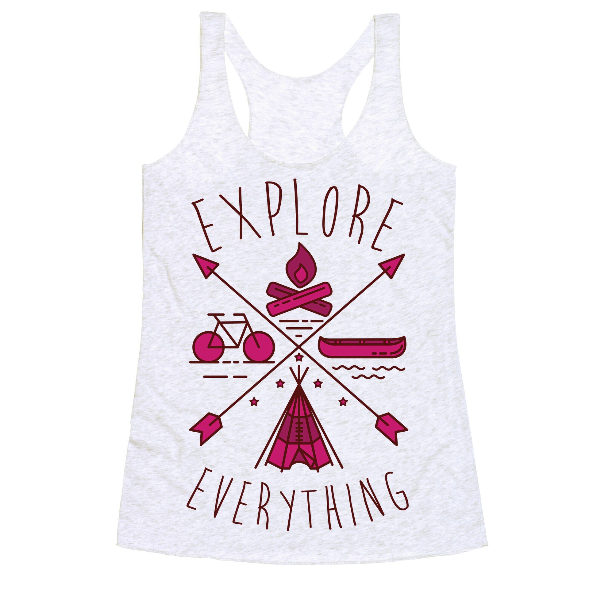 Explore Everything Racerback Tank