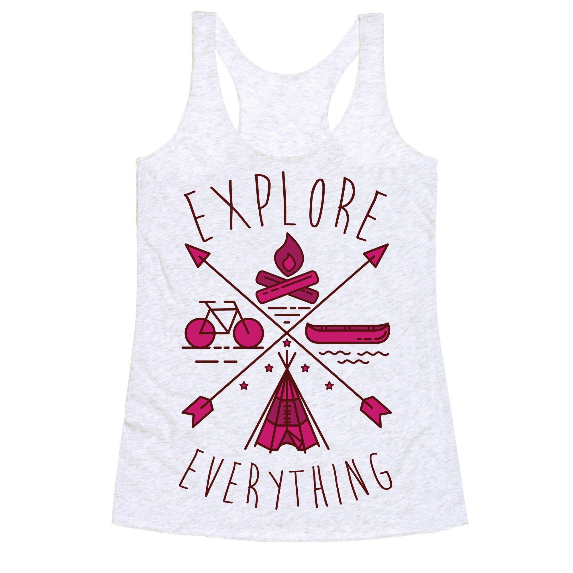 Explore Everything Racerback Tank