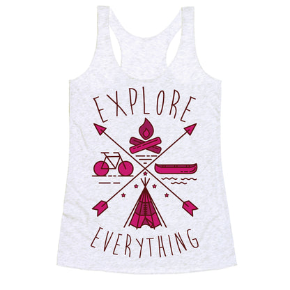 Explore Everything Racerback Tank