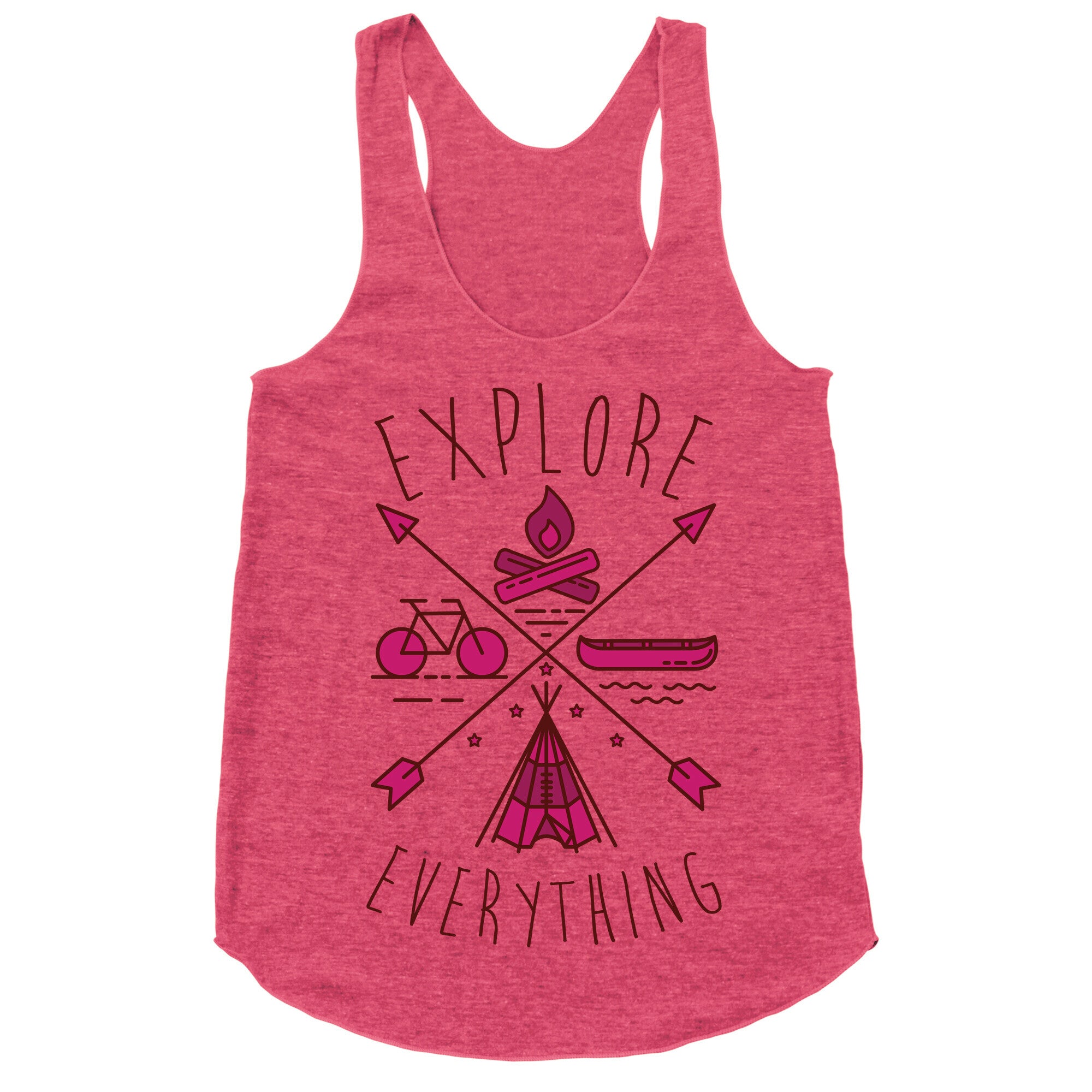 Explore Everything Racerback Tank