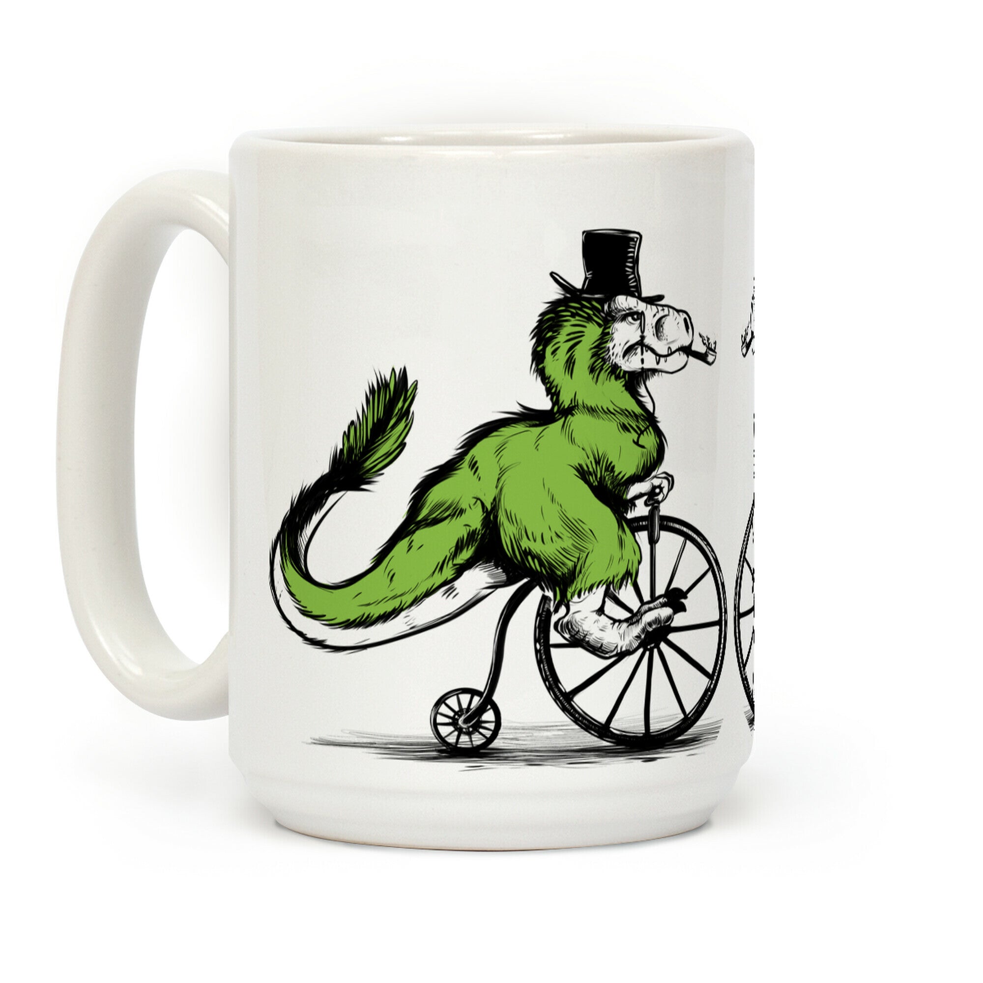 Penny Farthing T-Rex Coffee Mug