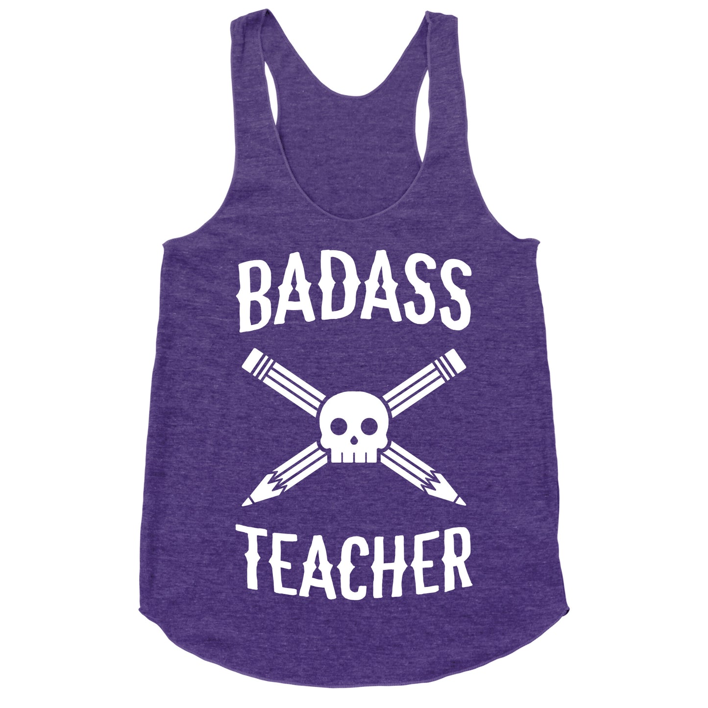 Badass Teacher Racerback Tank