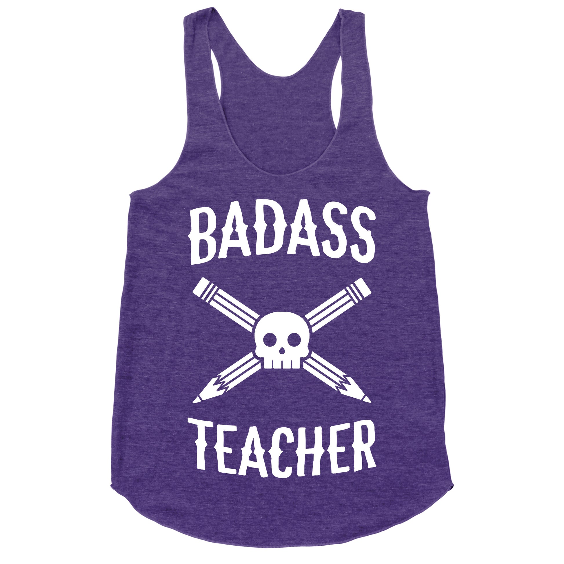 Badass Teacher Racerback Tank