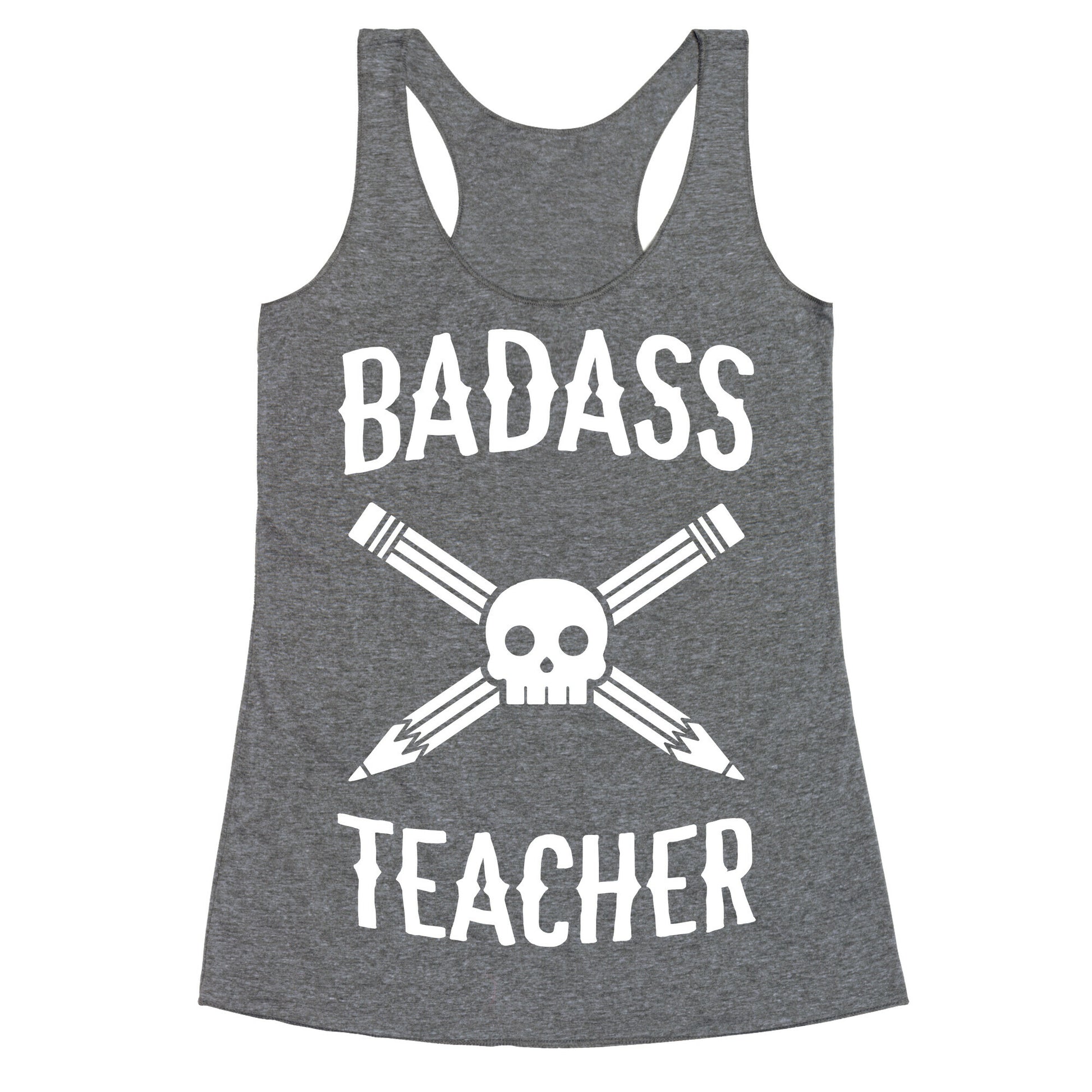 Badass Teacher Racerback Tank