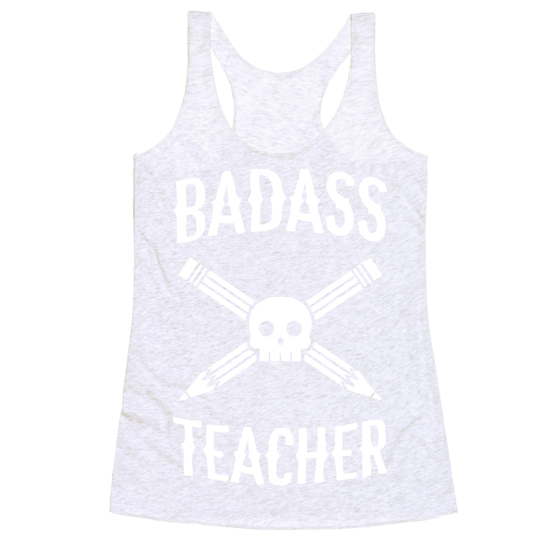 Badass Teacher Racerback Tank