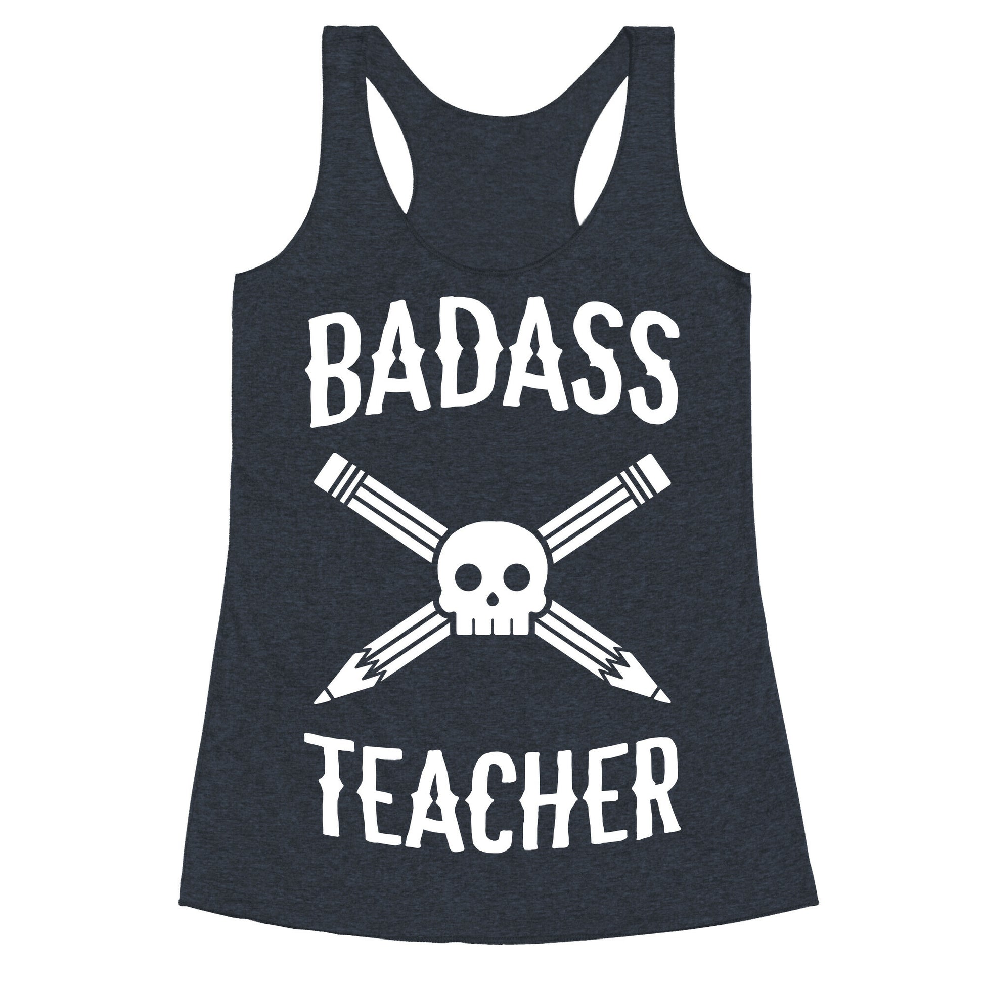 Badass Teacher Racerback Tank