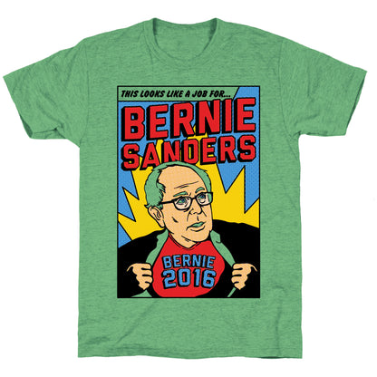 Super Hero Bernie Sanders 2016 Unisex Triblend Tee