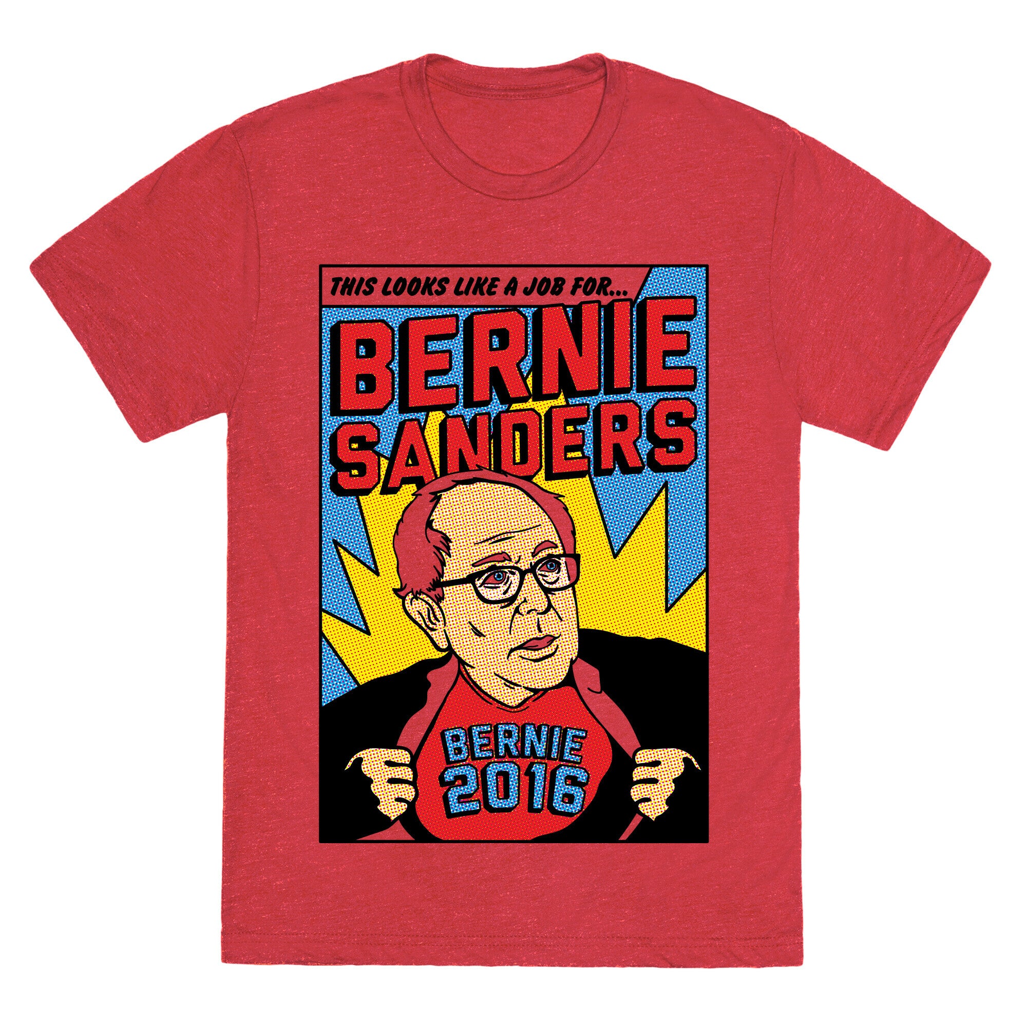 Super Hero Bernie Sanders 2016 Unisex Triblend Tee