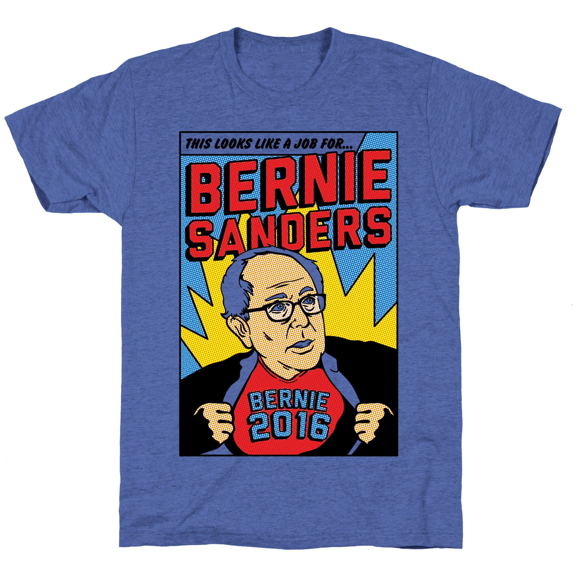 Super Hero Bernie Sanders 2016 Unisex Triblend Tee