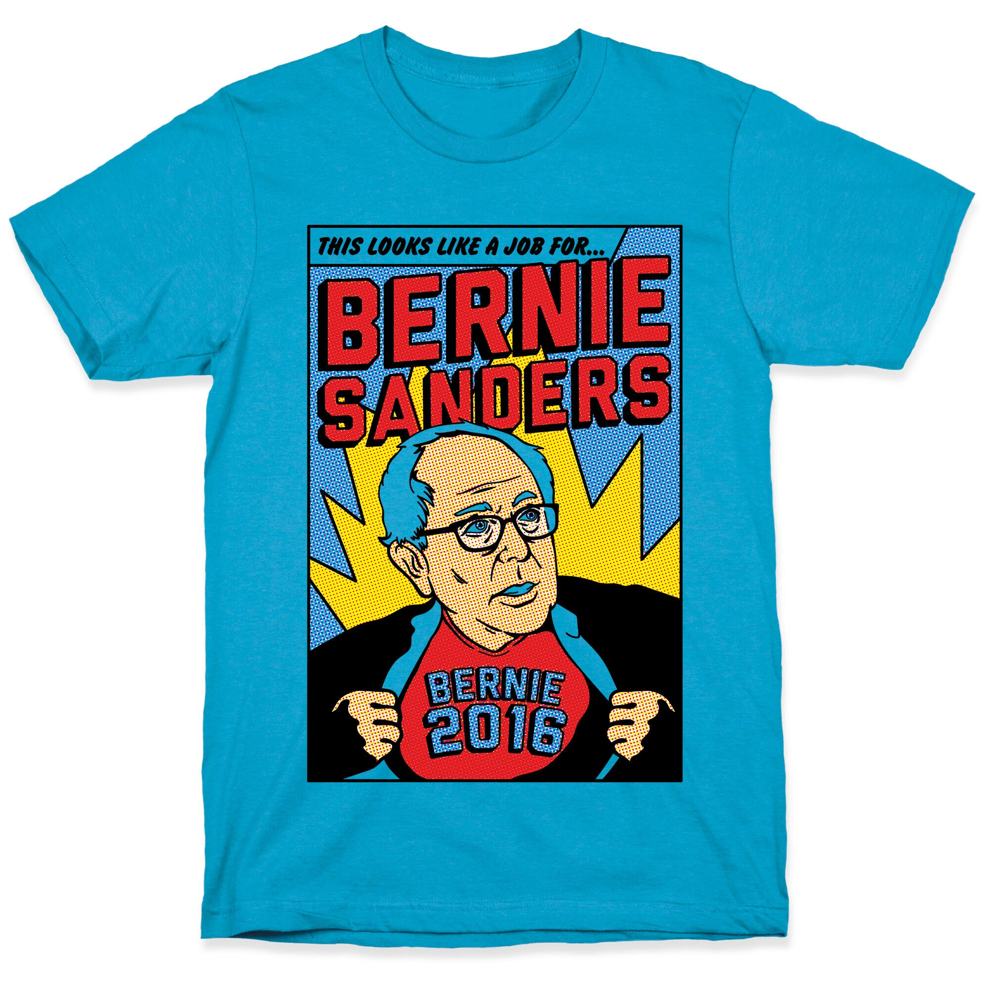 Super Hero Bernie Sanders 2016 Unisex Triblend Tee