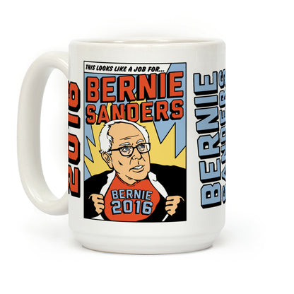 Super Hero Bernie Sanders 2016 Coffee Mug