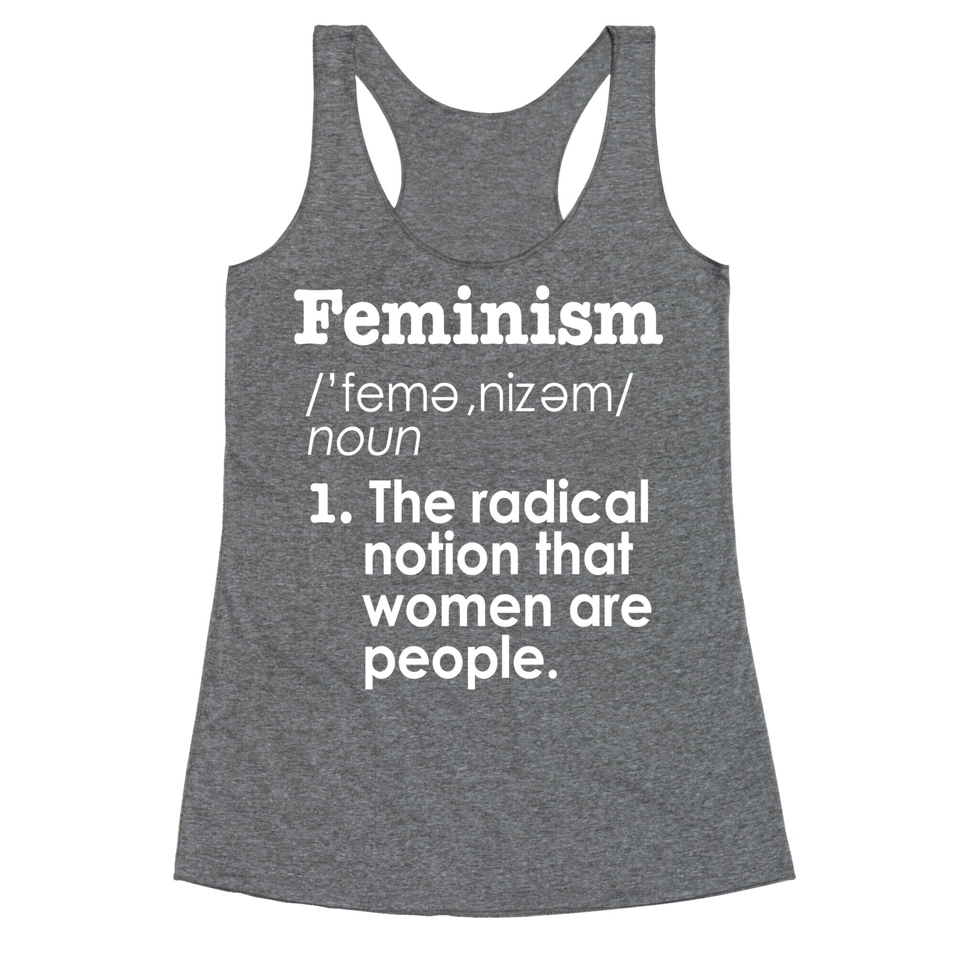 Feminism Definition Racerback Tank