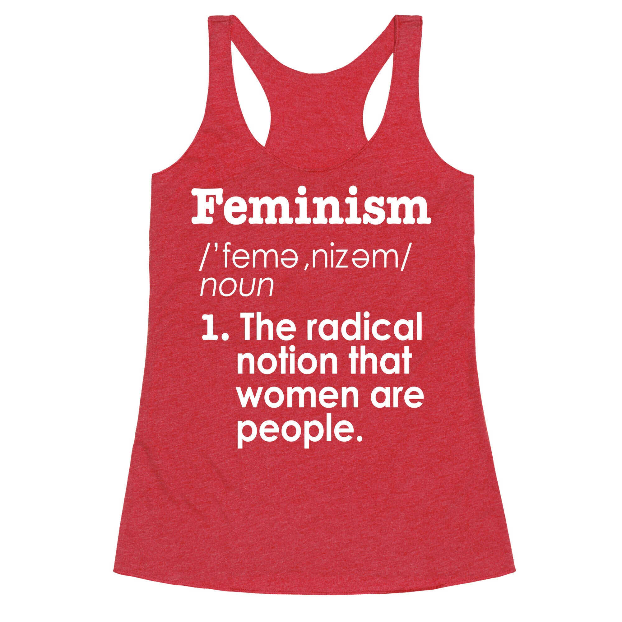 Feminism Definition Racerback Tank