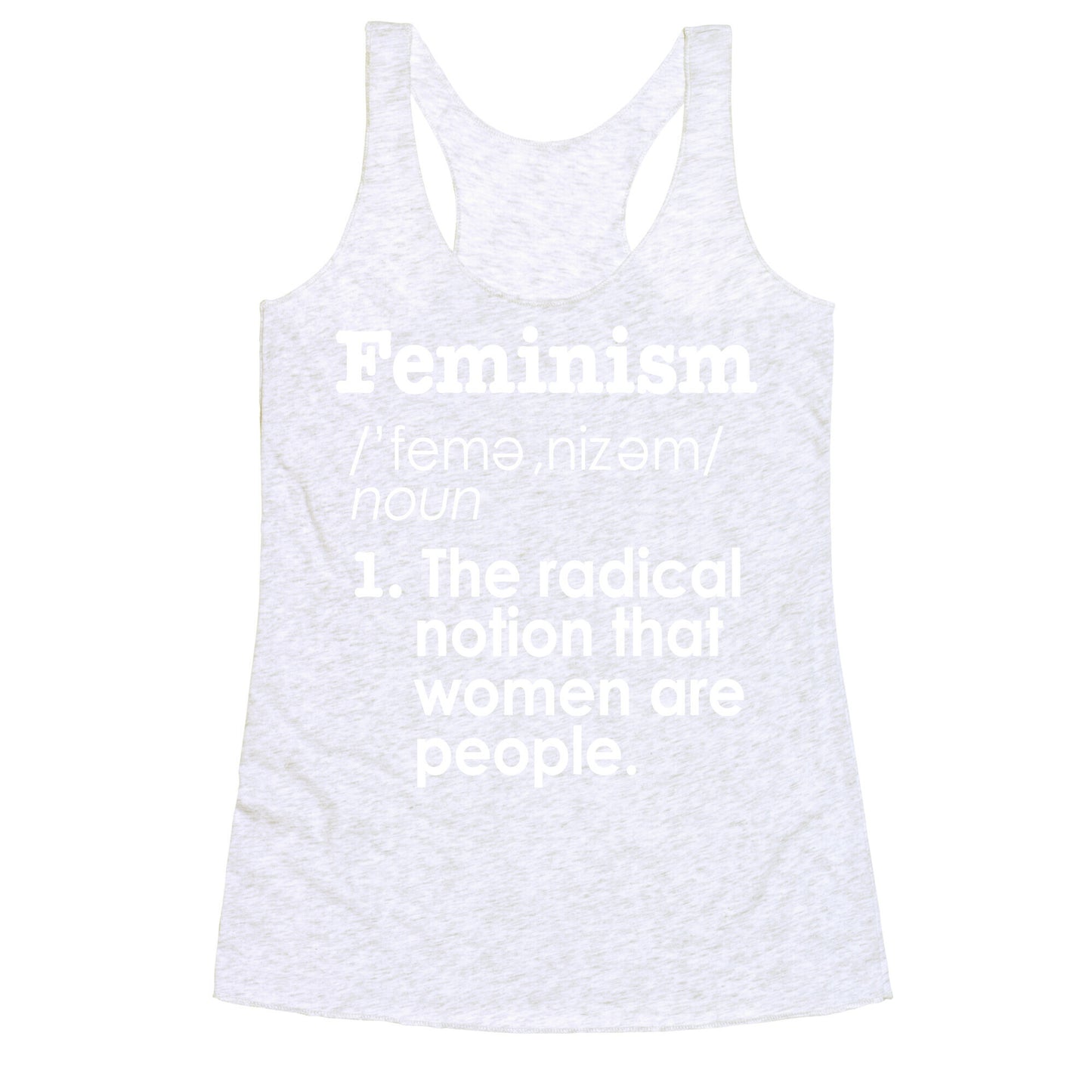 Feminism Definition Racerback Tank