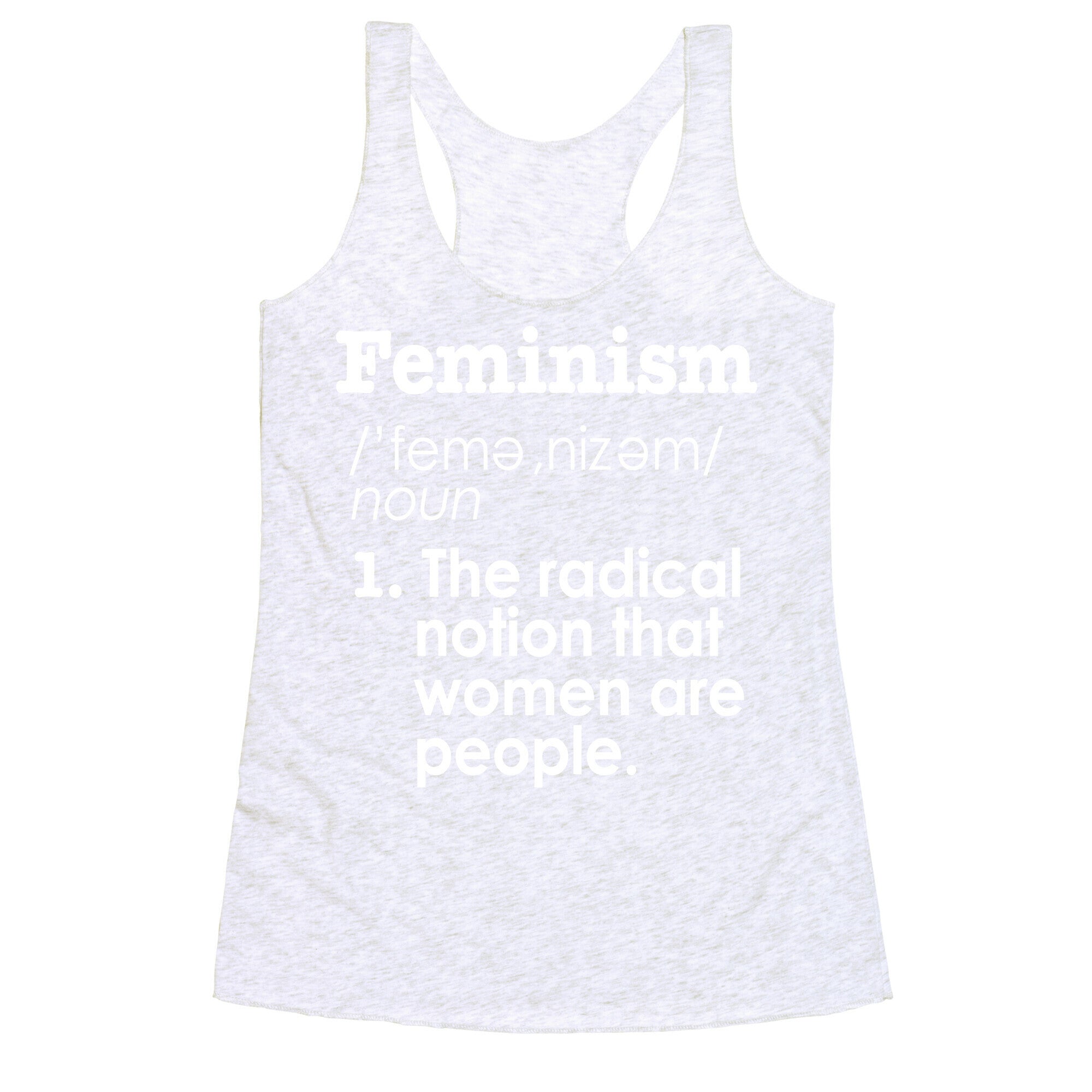 Feminism Definition Racerback Tank