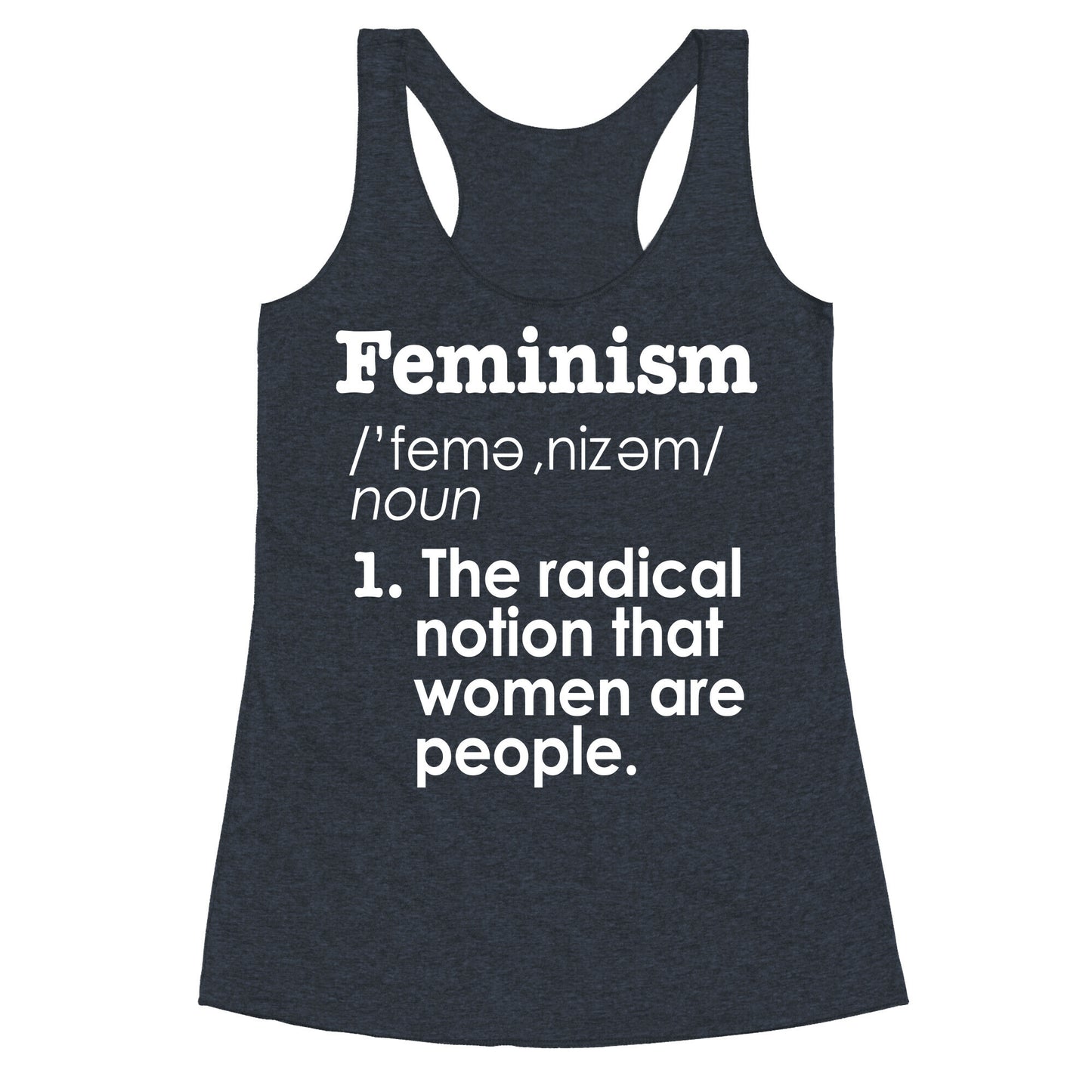 Feminism Definition Racerback Tank