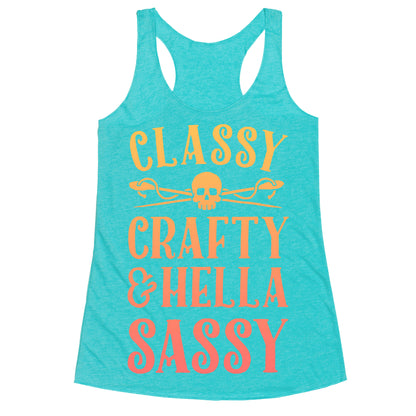 Classy Crafty & Hella Sassy Racerback Tank