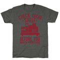 Check Your Shelf Before You Wreck Your Shelf Unisex Triblend Tee