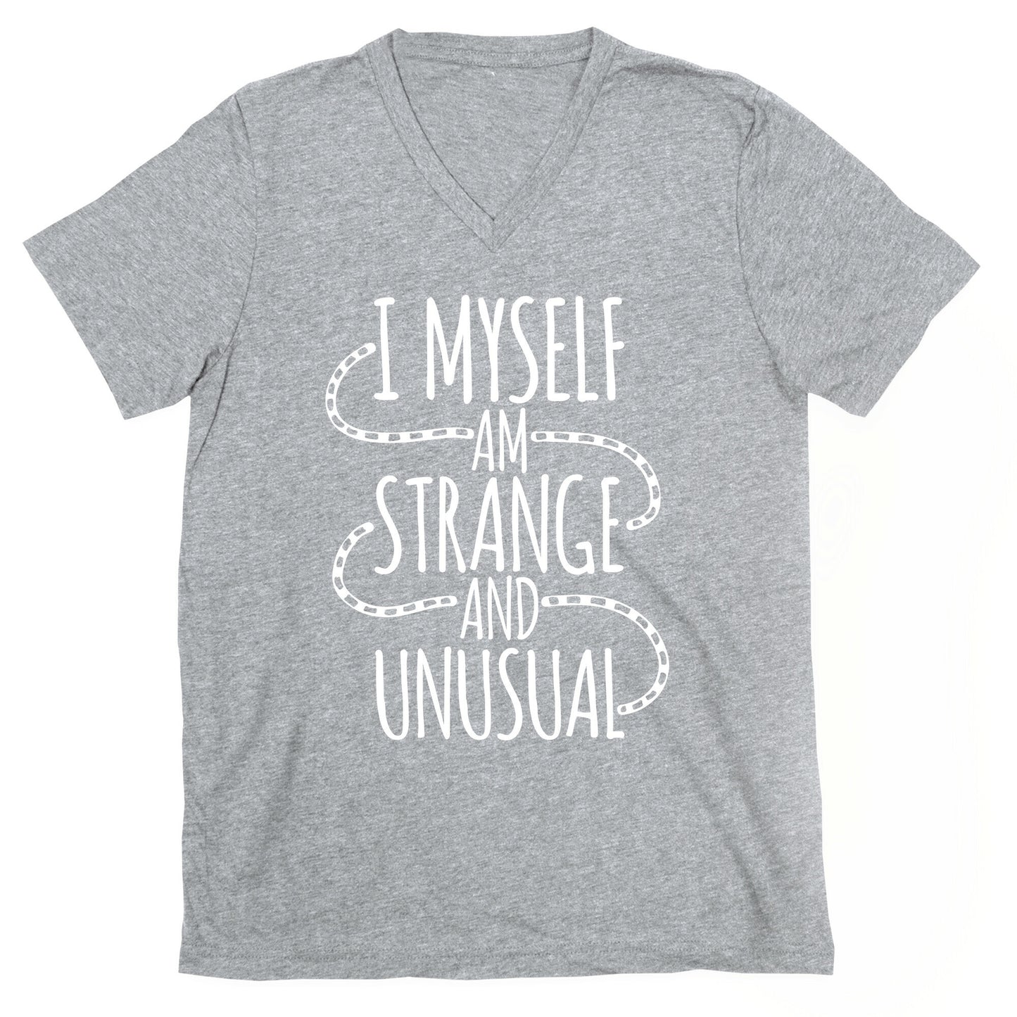 I Myself am Strange and Unusual V-Neck