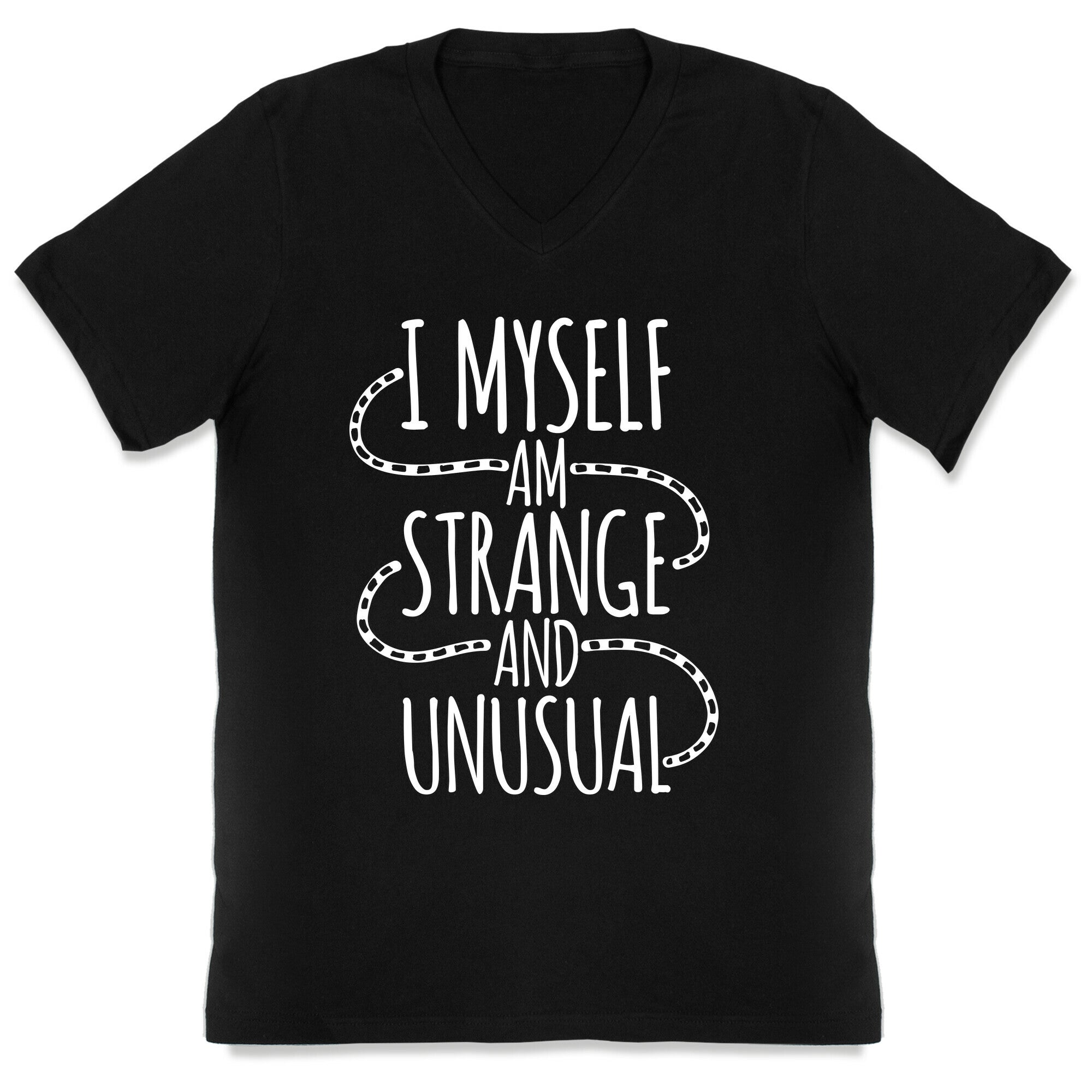 I Myself am Strange and Unusual V-Neck