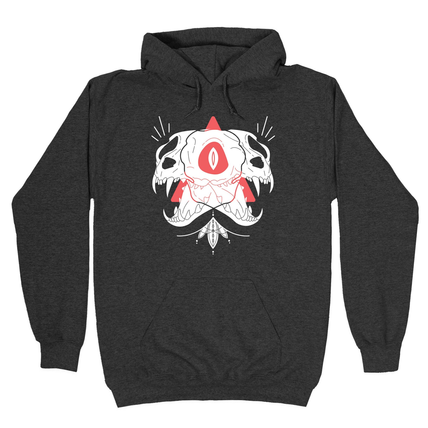 Double Cat Skulls Hoodie