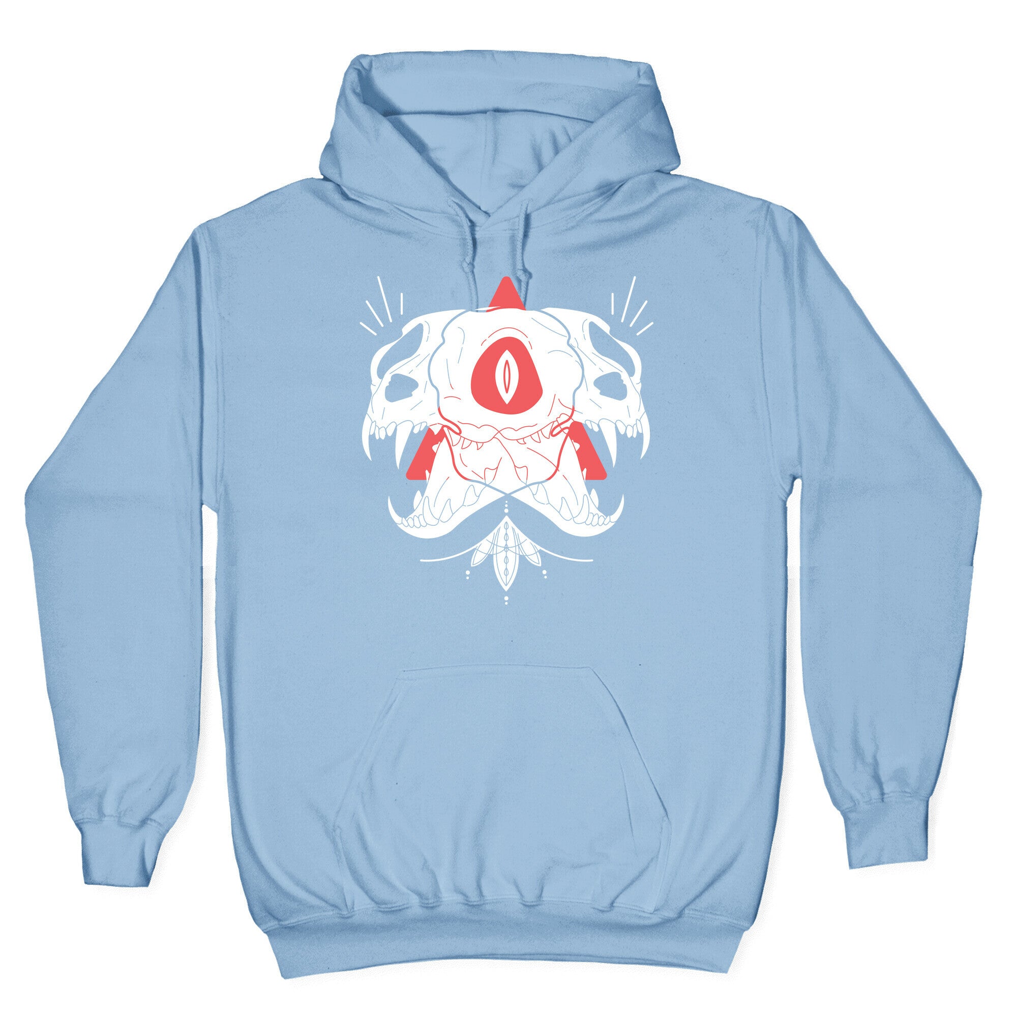 Double Cat Skulls Hoodie