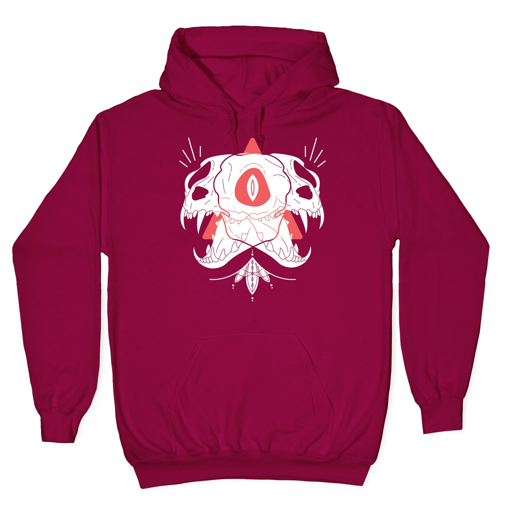 Double Cat Skulls Hoodie
