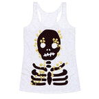 Mushroom Skeleton Racerback Tank