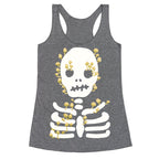Mushroom Skeleton Racerback Tank