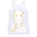 Mushroom Skeleton Racerback Tank